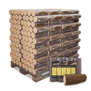 Premium Plus Buchenholz Briketts 96 x 10 kg Hartholz Heizwert: ≥ 5,2 kWh/kg Asche: ≤ 0,6 %