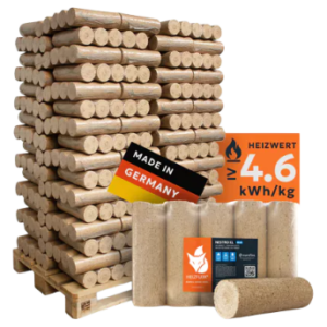 Nestro XL Blue 96 x 10 kg Weichholz Heizwert: ≥ 4,6 kWh/kg